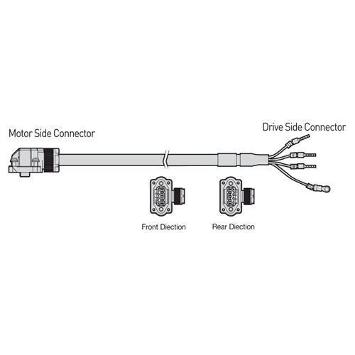 APCS-PF03LS Motor kábel flexibilis 3m