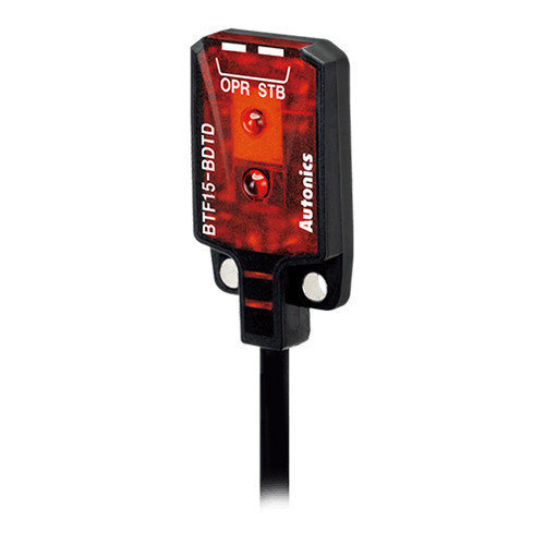 BTF15-BDTD Fotoelektromos-optikai érzékelő lapos 12-24VDC 15mm/NPN háttérel. D.ON IP67