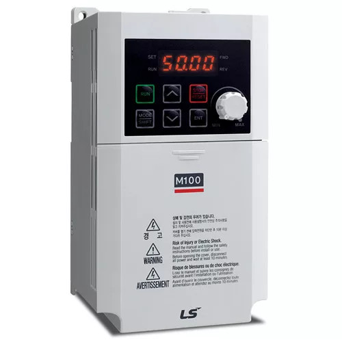 LSLV0001M100-1EOFNA Frekvenciaváltó 1x230V 0,1kW 0,8A V/f, Egyszerű vektoros IP20 RS485 C3