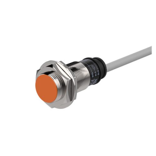 PR18-5AC-V Induktív érzékelő 100-240VAC M18/5mm NC 2m olajálló kábel Szintbe ép. IP67