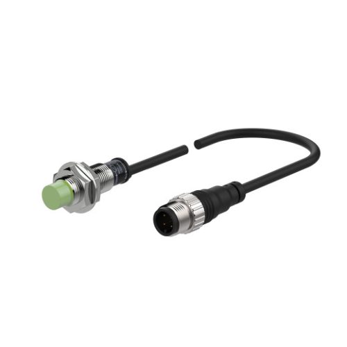 PRWT12-4DO Induktív érzékelő 12-24VDC M12/4mm NO Kábelcsatlakozós Nem szintbe ép. IP67