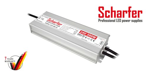 SCH-300-24 LED Tápegység 24V DC / 12,5A, 190-250V AC, 300W, IP67