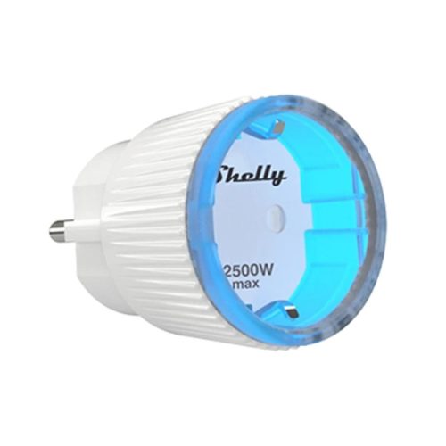 Shelly Plug S Okoskonnektor Wifivel, fogysztásmérővel 2500W/10A