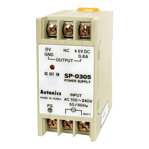 SP-0305 Autonics Tápegység sínre szerelhető, 5V DC, 100-240V AC, 3 W